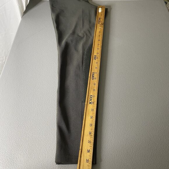 KERRITS Knee Patch Riding Breeches Equestrian Logo Detail Womens 1X Army Green - Picture 8 of 10